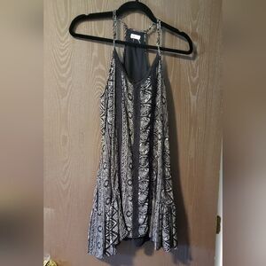 Hollister Black and White Midi Dress